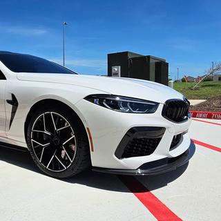 Labio de Parachoques Delantero (para F91/F92/F93 M8, Carbono) BMW 8 Series G14/G15/G16 2018- foto 4