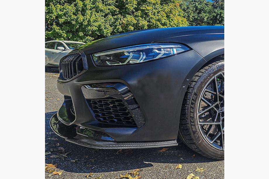BMW 8 Series G14/G15/G16 2018- Labio de Parachoques Delantero (para F91/F92/F93 M8, Carbono) Foto 5