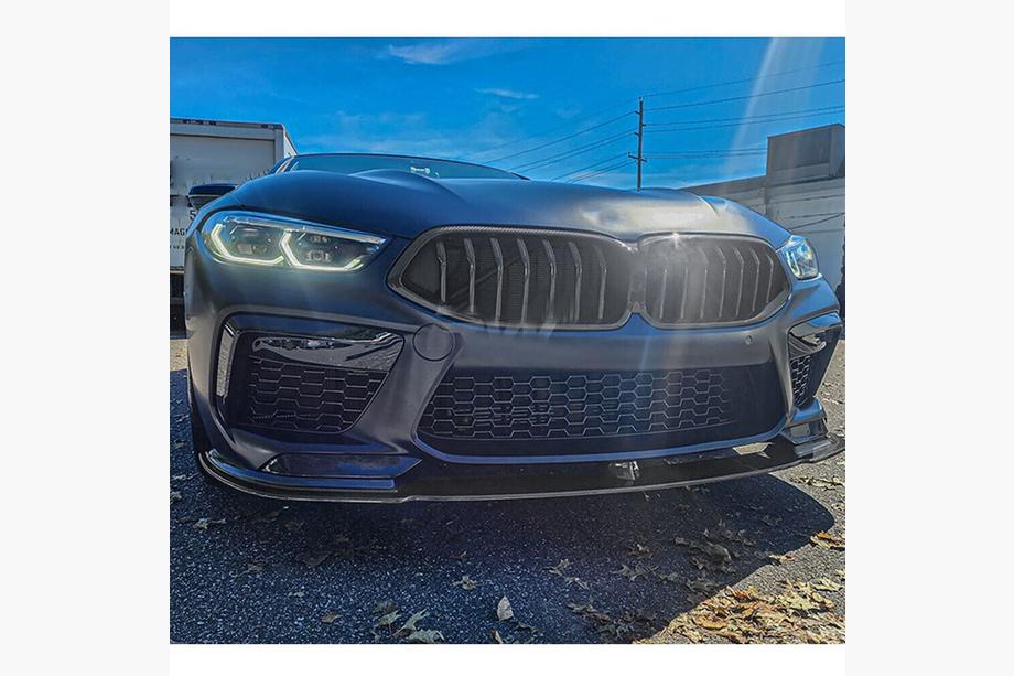 BMW 8 Series G14/G15/G16 2018- Labio de Parachoques Delantero (para F91/F92/F93 M8, Carbono) Foto 7