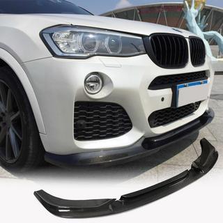 Labio de parachoques delantero (para M-Sport 2014-2018, Carbono) BMW X3 F25 2011-2018 foto 1