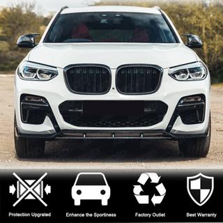 Lip delantero para parachoques original M-Sport 2018-2021, Carbono foto 3