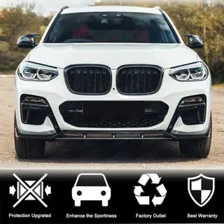 Lip delantero para parachoques original M-Sport 2018-2021, Carbono foto 3