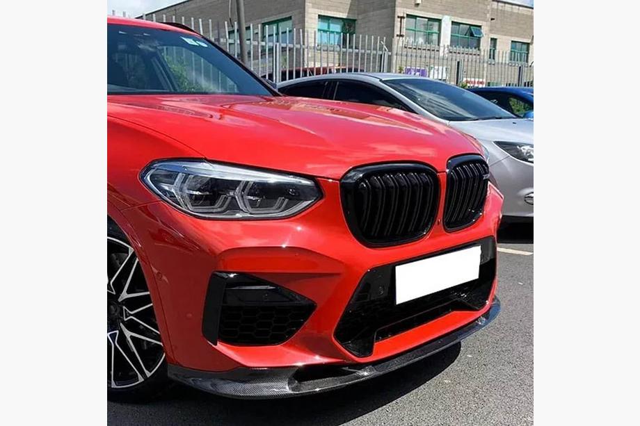 BMW X4 G02 2018- Lip delantero V2 para F98 2018-2021, Carbono Foto 4