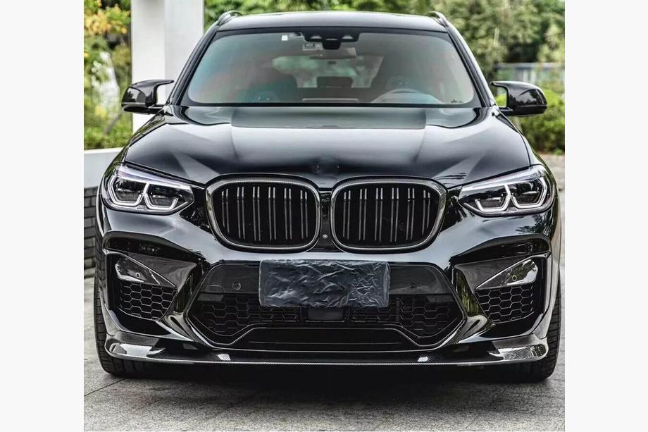 BMW X4 G02 2018- Lip delantero V2 para F98 2018-2021, Carbono Foto 7