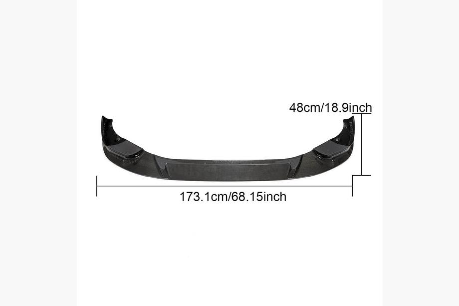 BMW X4 G02 2018- Lip delantero V2 para F98 2018-2021, Carbono Foto 11