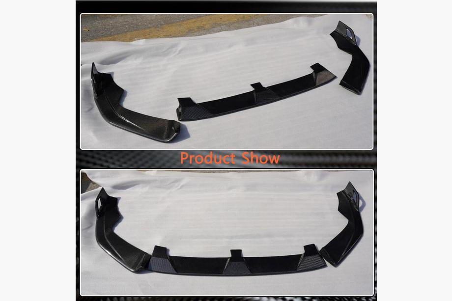 BMW X4 G02 2018- Labio delantero para parachoques (para F98 2022-2025, Carbono) Foto 4