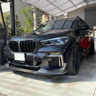 Splitter delantero Paradigm V-4 (2018-2022, Fibra de carbono real) BMW X5 G05 2019–2026 foto 3