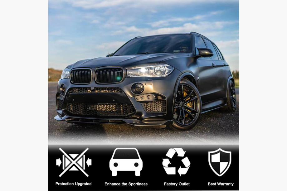 BMW X5 F15 2013-2018 Splitter delantero Lip V1 para F85, carbono Foto 3