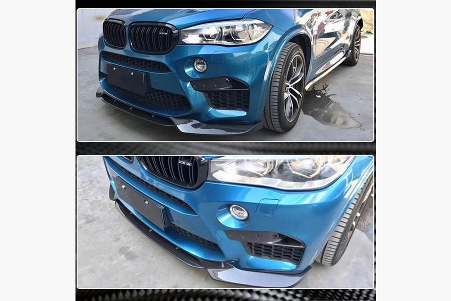 BMW X5 F15 2013-2018 Splitter delantero Lip V1 para F85, carbono Foto 4