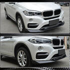 BMW X6 F16 2014-2019 Extensión de parachoques delantero Lip V2 (para Base, Carbono) foto 5