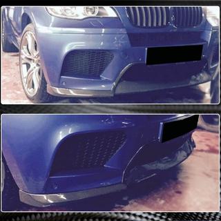 Splitter delantero Lip V1 para X6M, carbono foto 3