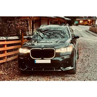 Labio de parachoques delantero (para M-Sport 2019-2022, carbono) BMW X7 G07 2019- foto 4