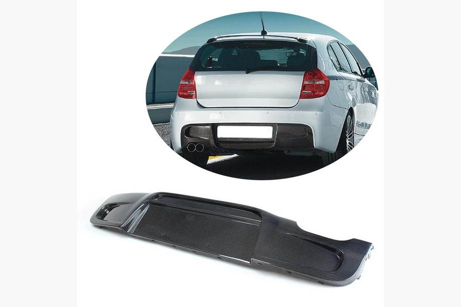 BMW 1 Series E81/E82/E87/E88 2004-2011 Difusor Trasero V1 para E87 M-Sport, Carbono Foto 1