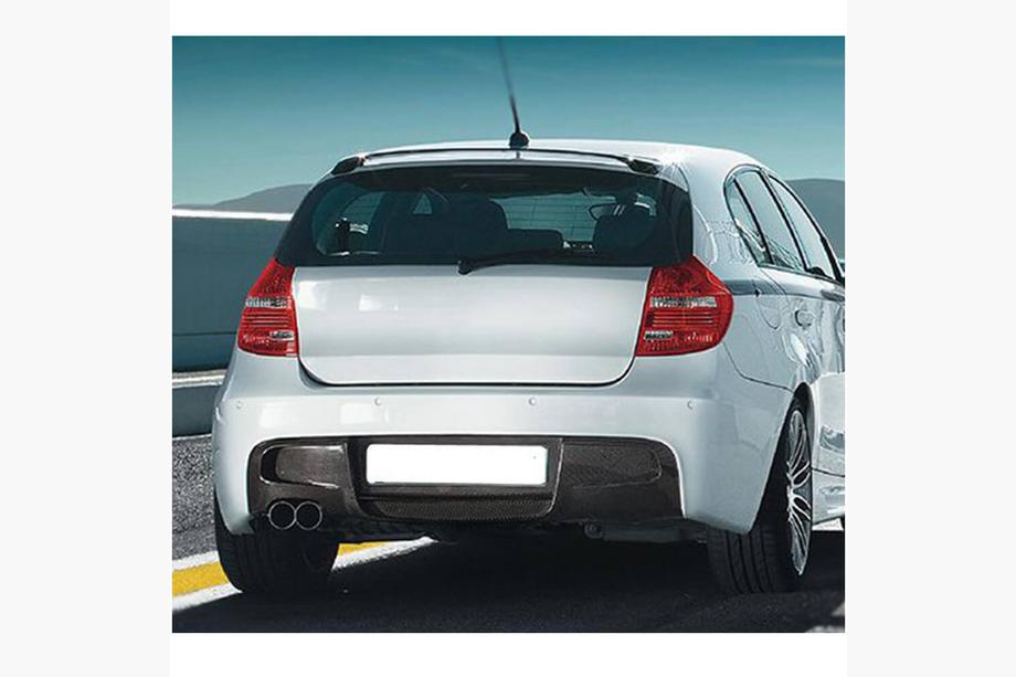 BMW 1 Series E81/E82/E87/E88 2004-2011 Difusor Trasero V1 para E87 M-Sport, Carbono Foto 2