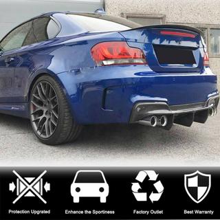 Difusor de Parachoques Trasero (para 1M E82, Carbono) BMW 1 Series E81/E82/E87/E88 2004-2011 foto 3