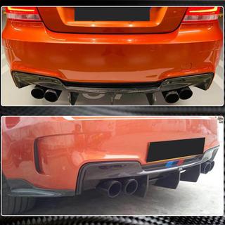 Difusor de Parachoques Trasero (para 1M E82, Carbono) BMW 1 Series E81/E82/E87/E88 2004-2011 foto 4