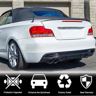Difusor Trasero de Parachoques V2 (para E82/E88 M-Sport, Carbono) BMW 1 Series E81/E82/E87/E88 2004-2011 foto 4