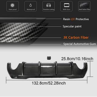 Difusor de Parachoques Trasero (para M-Sport, Carbono) BMW 1 Series F40 2019-2024 foto 4