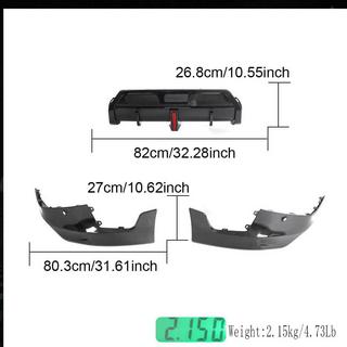 Difusor Trasero V1 (para M-Sport, Carbono) BMW 2 Series G42 2021- foto 4