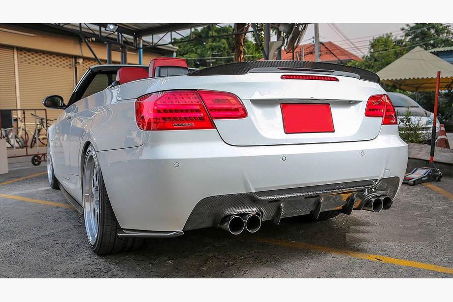 BMW 3 Series E92/E93 2006–2013 Difusor Trasero V1 (para M-Sport, Carbono) Foto 3