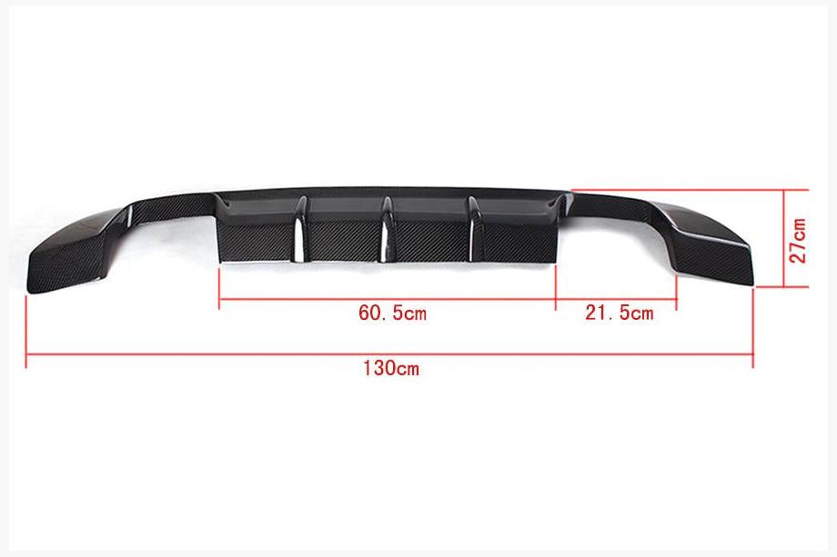 BMW 3 Series E92/E93 2006–2013 Difusor Trasero V1 (para M-Sport, Carbono) Foto 5