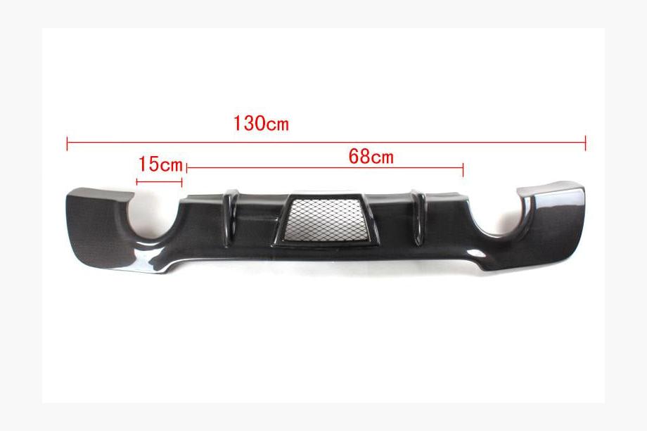 BMW 3 Series E92/E93 2006–2013 Difusor de Parachoques Trasero (para M-Sport, Carbono) Foto 5