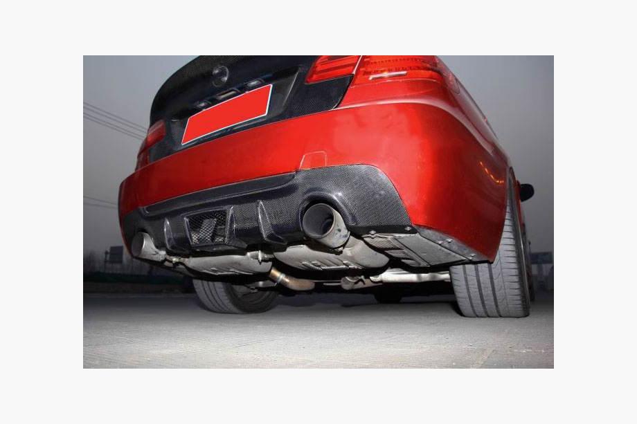 BMW 3 Series E92/E93 2006–2013 Difusor Trasero de Carbono V3 (para M Sport) Foto 2
