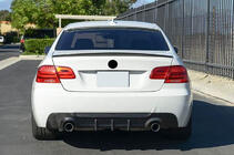BMW 3 Series E92/E93 2006–2013 Difusor Trasero V2 (para M-Sport, Carbono) foto 2