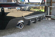 BMW 3 Series E92/E93 2006–2013 Difusor Trasero V2 (para M-Sport, Carbono) foto 5