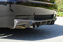 BMW 3 Series E90/E91 2005-2011 Difusor Trasero de Parachoques Carbono V2 (para E92/E93 M3) foto 2