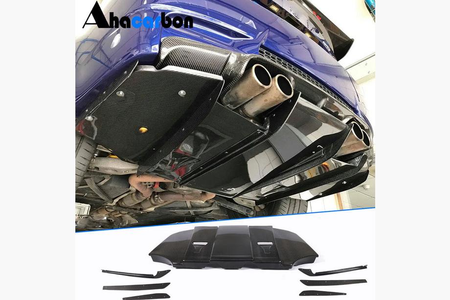 BMW 3 Series E92/E93 2006–2013 Difusor Trasero V6 (para M3, Carbono) Image