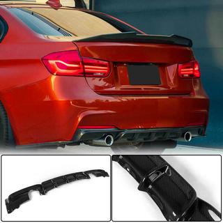 Difusor Trasero V1 para F30 M-Sport, Carbono BMW 3 Series F30/F31 2012-2019 foto 2