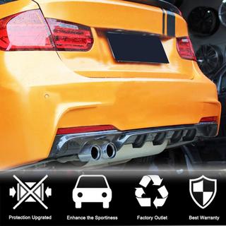 Difusor Trasero V5 para F30 M-Sport, Carbono BMW 3 Series F30/F31 2012-2019 foto 2