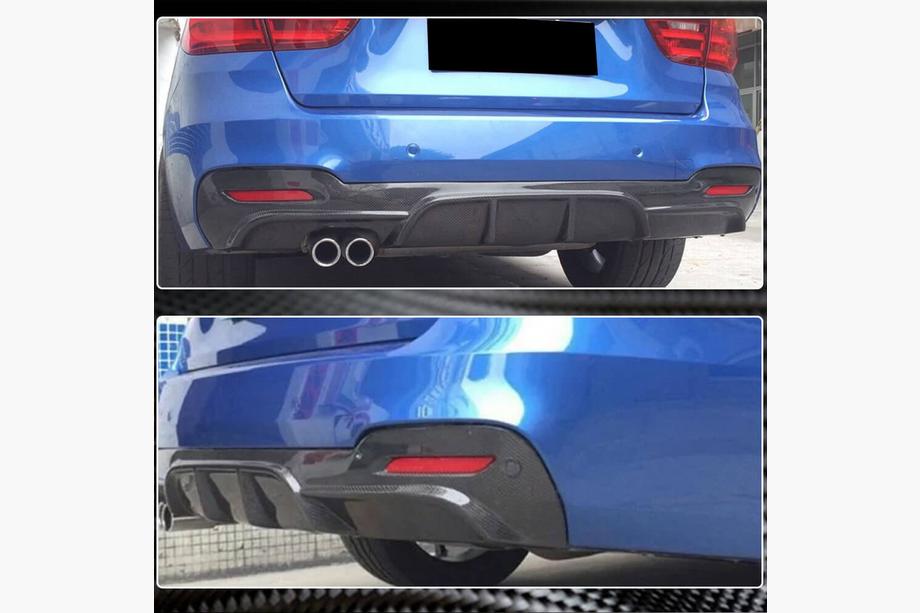 BMW 3 Series F34 2013–2020 Difusor Trasero V1 para F34 M-Sport, Carbono Foto 4
