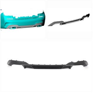 Difusor Trasero de Parachoques V1 para M-Sport 2018-2022, Carbono BMW 3 Series G20/G21 2018- foto 2