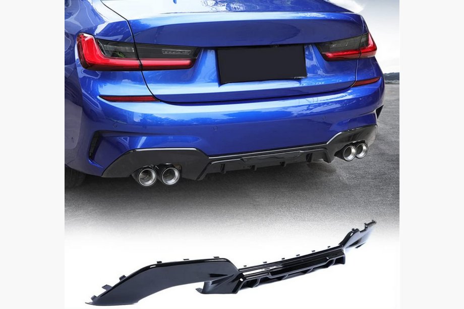BMW 3 Series G20/G21 2018- Difusor Trasero V7 (para M-Sport 2018-2022, Carbono) Foto 6