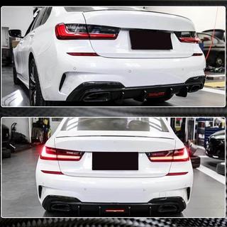 Difusor Trasero de Parachoques V6 (para M-Sport 2018-2022, Carbono) BMW 3 Series G20/G21 2018- foto 3