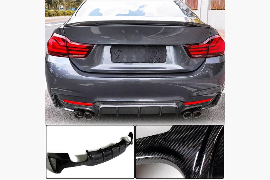 BMW 4 Series F32/F33/F36 2012-2020 Difusor Trasero V1 (para M-Sport, Carbono) Foto 1