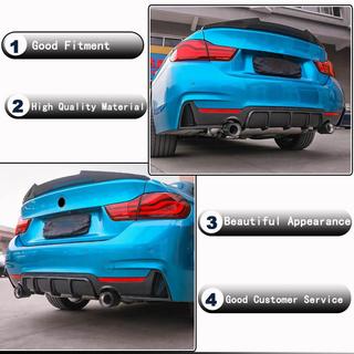 Difusor Trasero V4 (para M-Sport, Carbono) BMW 4 Series F32/F33/F36 2012-2020 foto 4