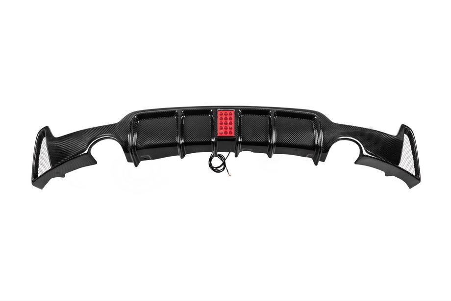 BMW 4 Series F32/F33/F36 2012-2020 Difusor trasero V8 (para M-Sport, carbono) Foto 6