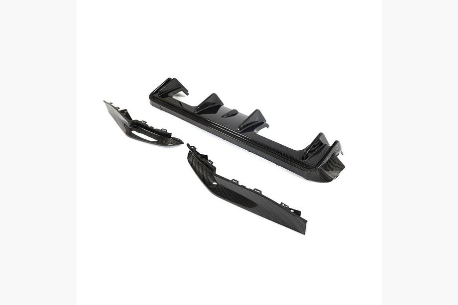 BMW 4 Series G22/23/26 2020- Difusor Trasero de Parachoques V5 (para G82/G83, Carbono) Foto 5