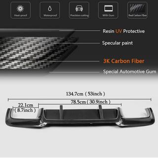 Difusor Trasero V1 para F10 M5, Carbono foto 3