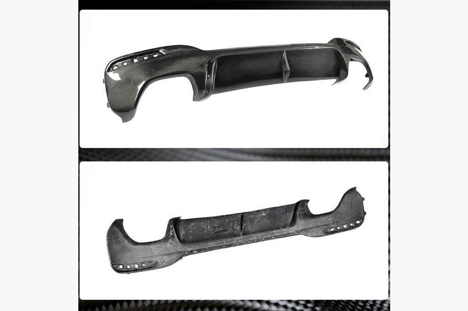 BMW Serie 5 G30/G31 2017–2023 Difusor trasero V3 para M-Sport/M5 F90 (Carbono) Foto 4