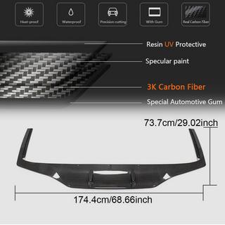 Difusor Trasero de Parachoques Carbono (para M-Sport 2019-2022, Carbono) BMW 7 Series G11/G12 2015-2022 foto 4