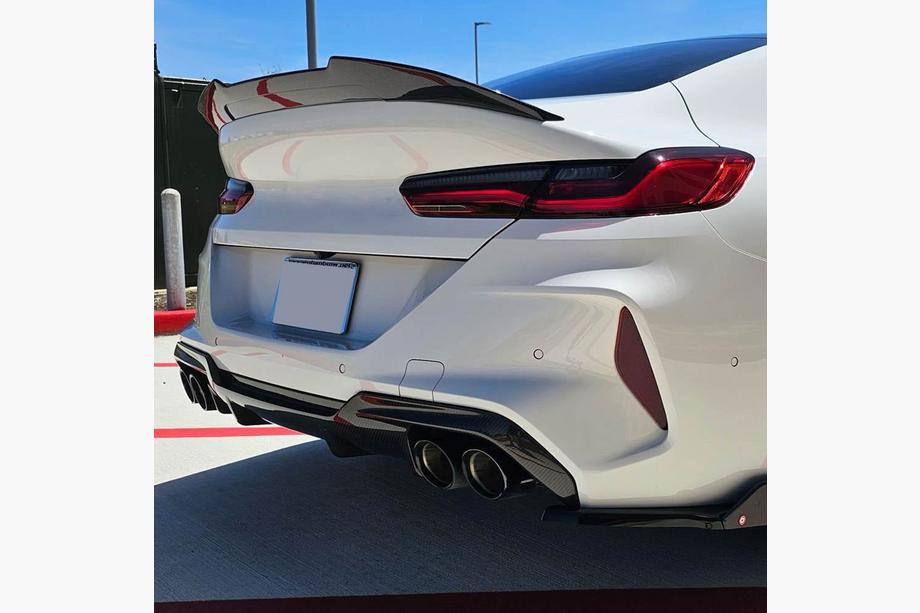 BMW 8 Series G14/G15/G16 2018- Difusor de Parachoques Trasero (para F93, Carbono) Foto 2