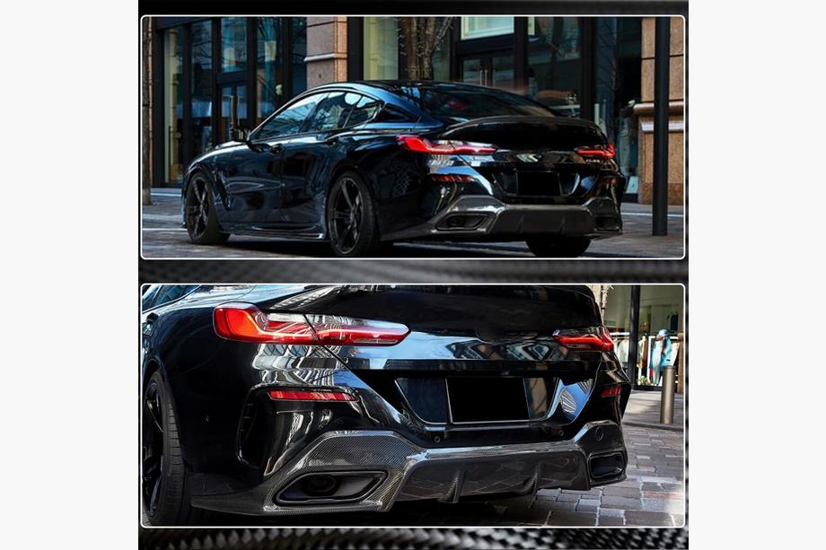 BMW 8 Series G14/G15/G16 2018- Difusor Trasero V2 (para G16 M-Sport, Carbono) Foto 4