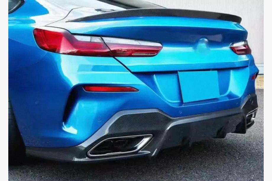 BMW 8 Series G14/G15/G16 2018- Difusor Trasero V2 (para G16 M-Sport, Carbono) Foto 7