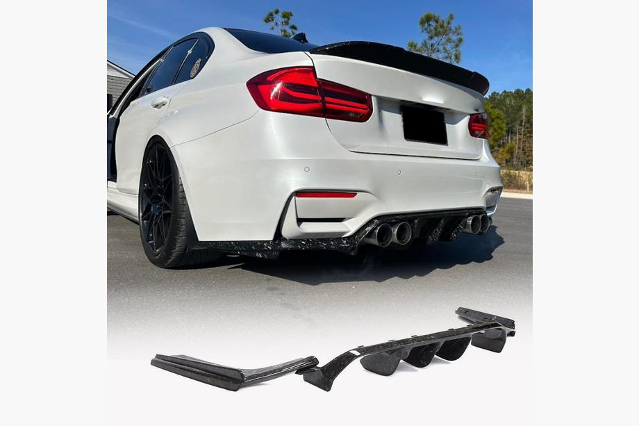 BMW 3 Series F30/F31 2012-2019 Difusor Trasero V5 (para F80, Carbono) Foto 1