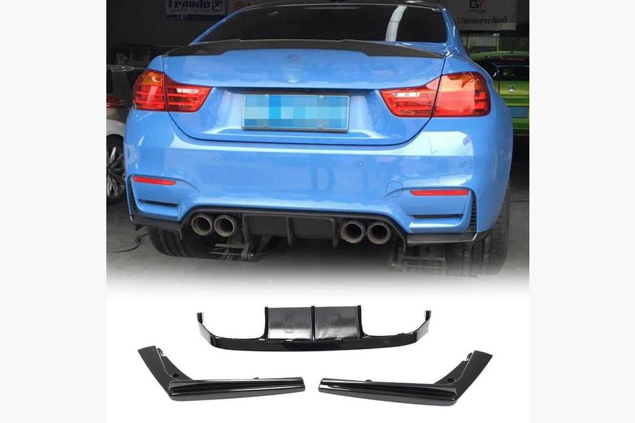BMW 3 Series F30/F31 2012-2019 Difusor Trasero de Parachoques ABS V14 (para F80) Image