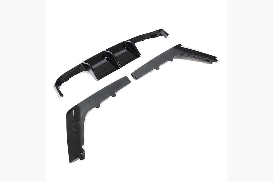 BMW 3 Series F30/F31 2012-2019 Difusor Trasero de Parachoques ABS V14 (para F80) Foto 8